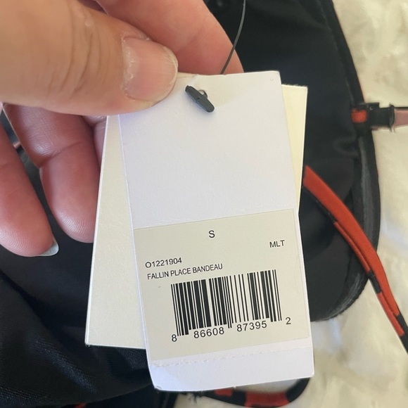 Volcom Black and Red Bikini Top - Picture 9 of 9